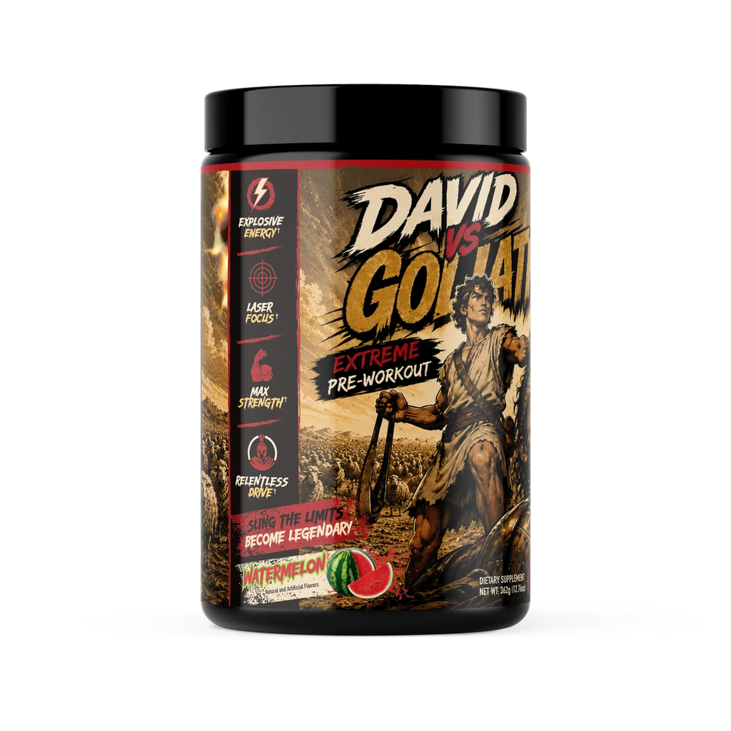David VS Goliath Extreme Pre-Workout Free Pocket Bible With Purchase