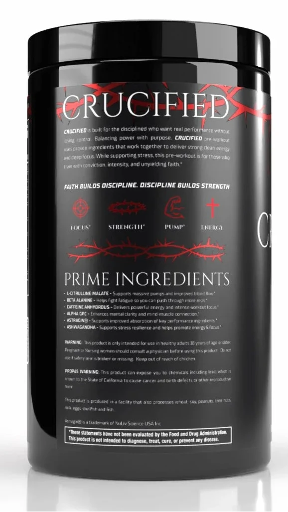 CRUCIFIED Pre-Workout Crucified Nutrition 30 Servings