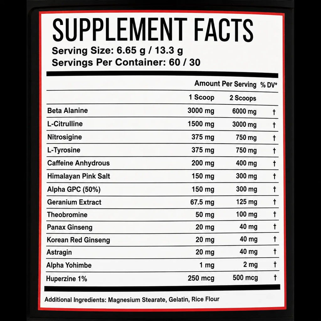 MACHINE Renegade Labs Pre-Workout