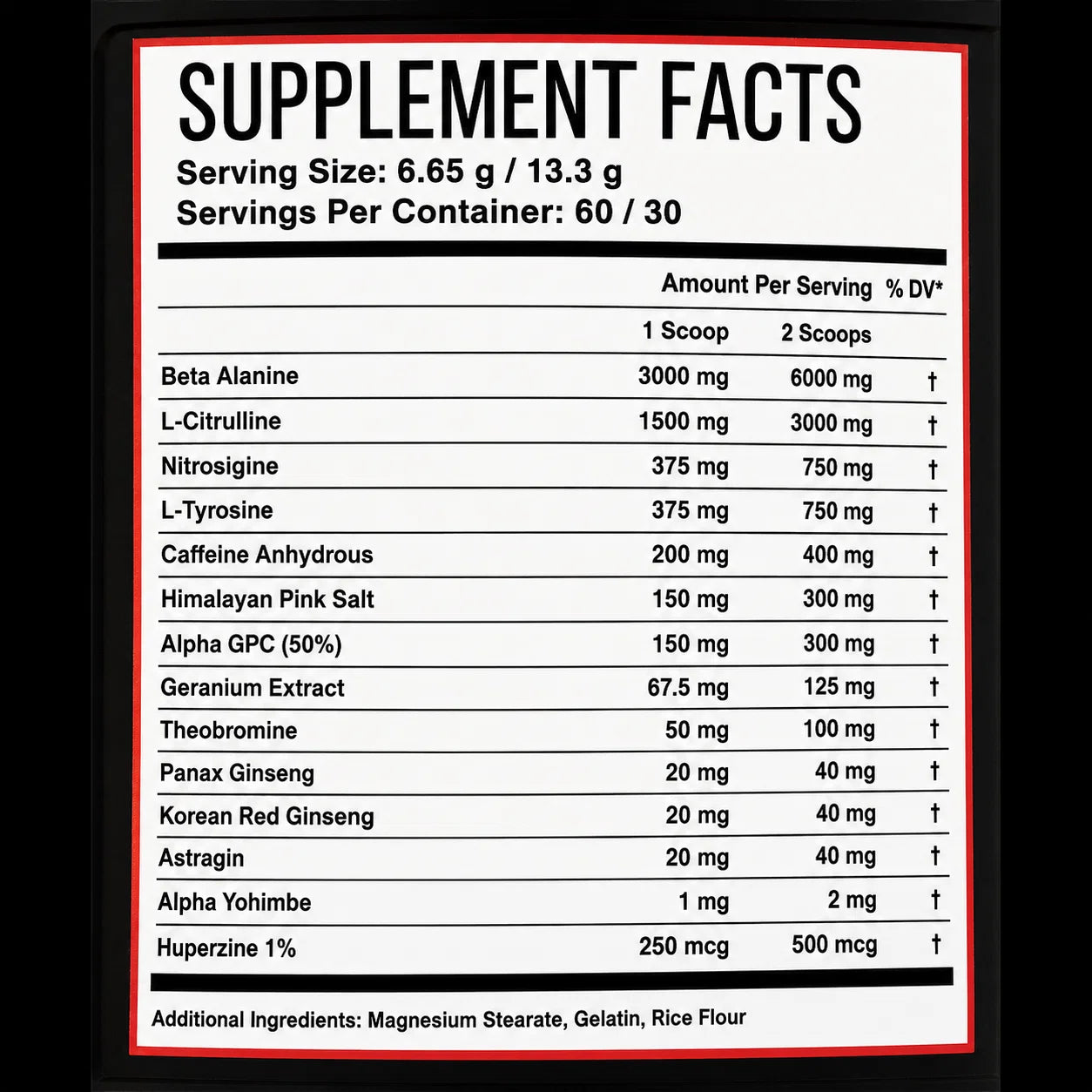 MACHINE Renegade Labs Pre-Workout