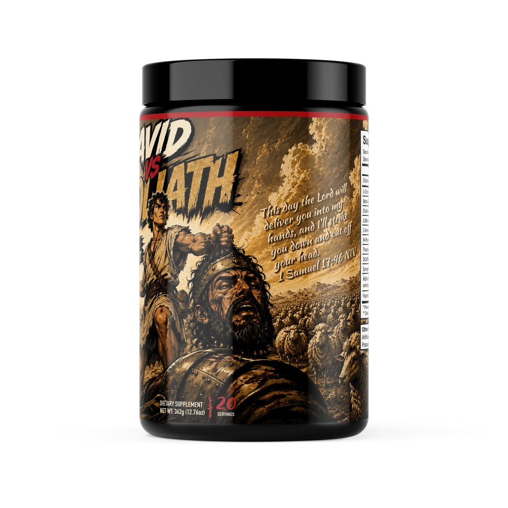 David VS Goliath Extreme Pre-Workout Free Pocket Bible With Purchase