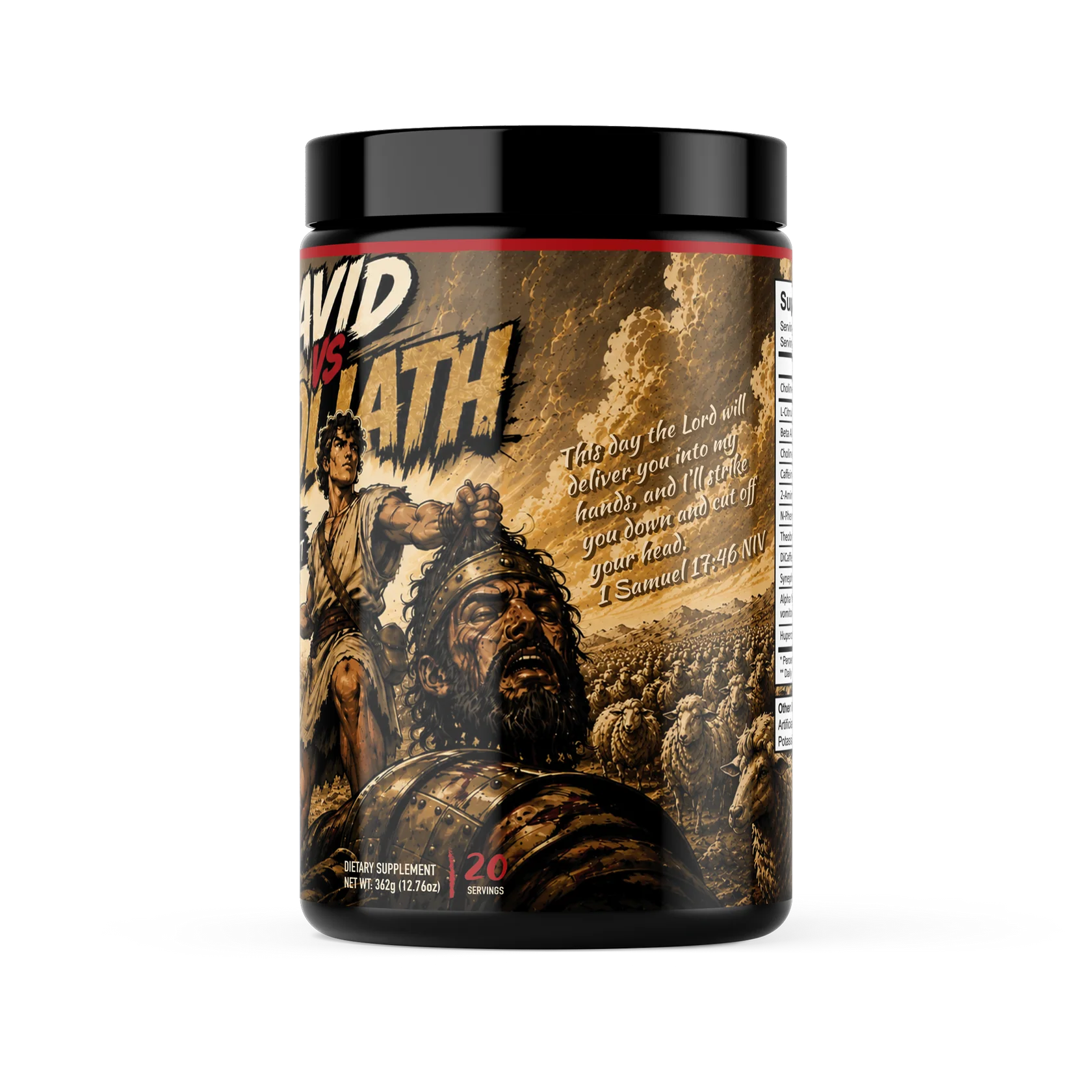 David VS Goliath Extreme Pre-Workout Free Pocket Bible With Purchase