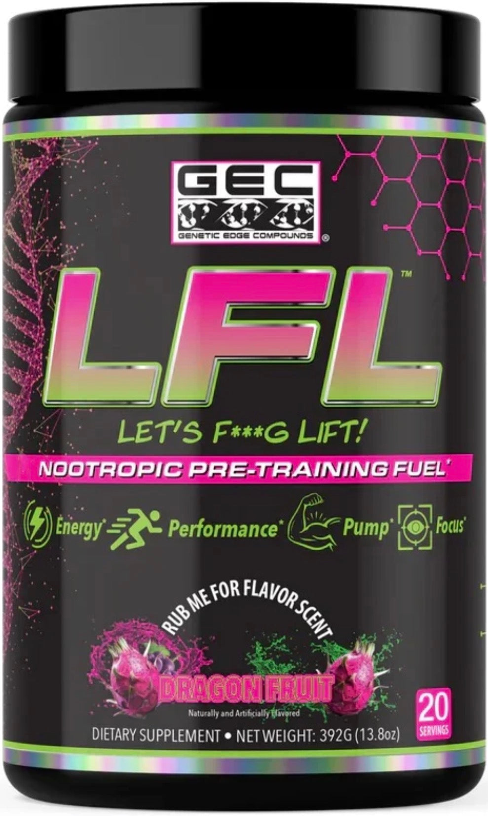 Sample Pre-workout, Nootropic and Fat burn