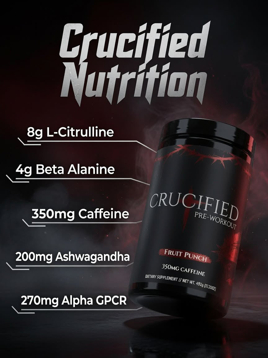CRUCIFIED Pre-Workout Crucified Nutrition 30 Servings