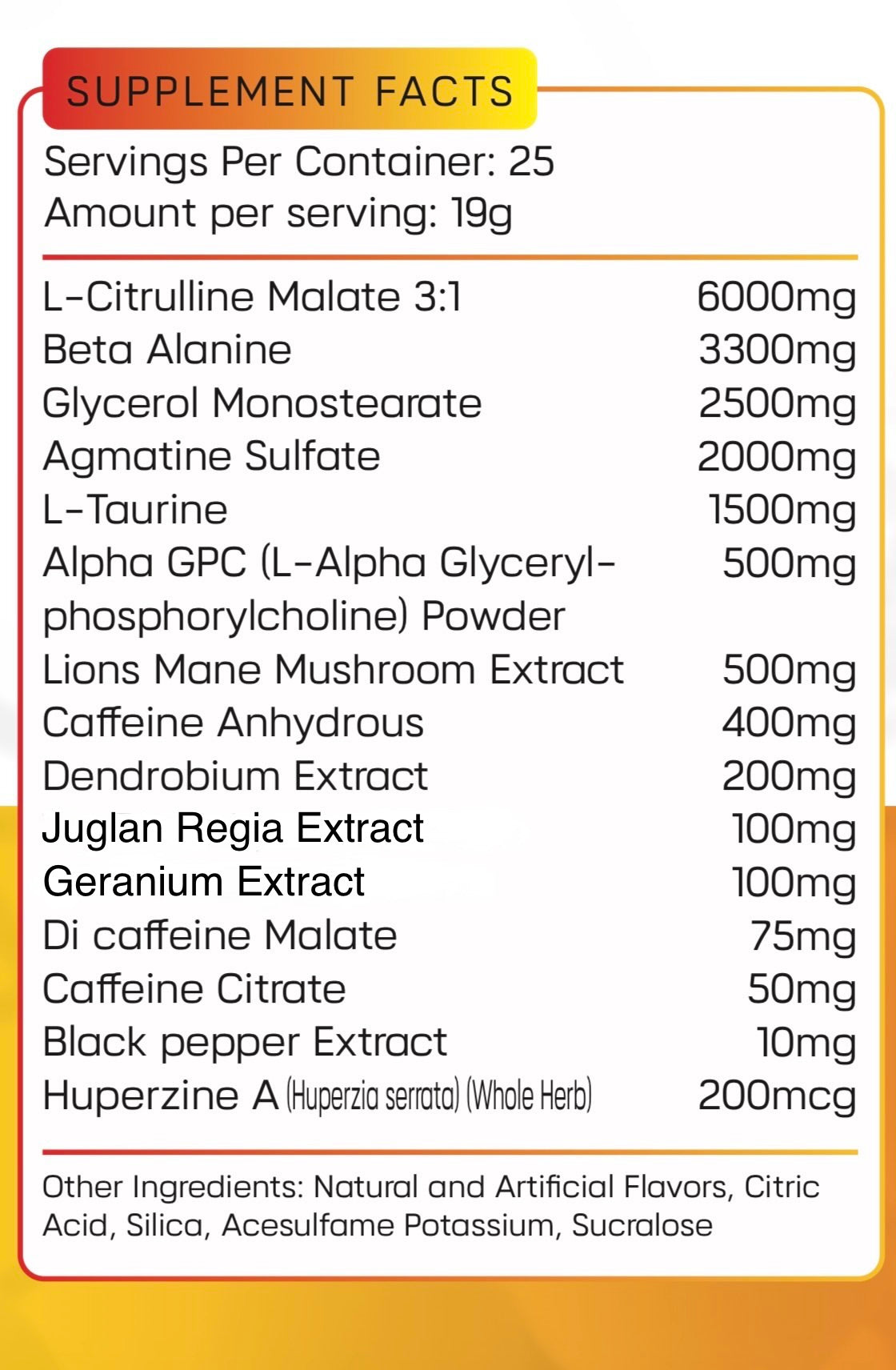 GYNSYN - Evolution Extreme Pre Workout (25 servings)
