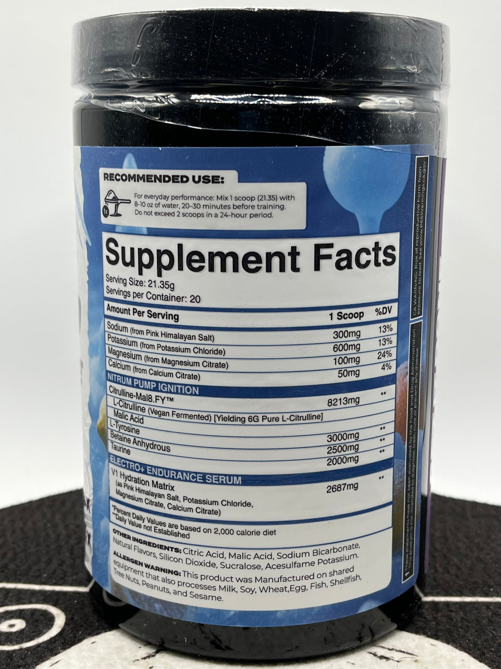 (PUMP & HYDRATION) PUMP-LYTE Stim Free Zero Caffeine