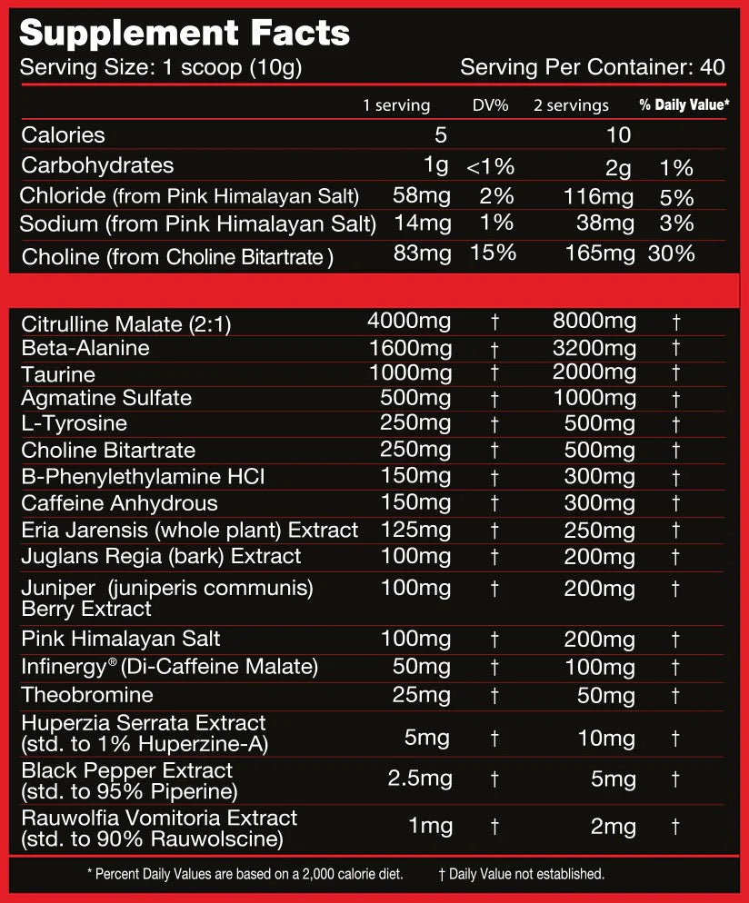 First Degree Pre-Workout