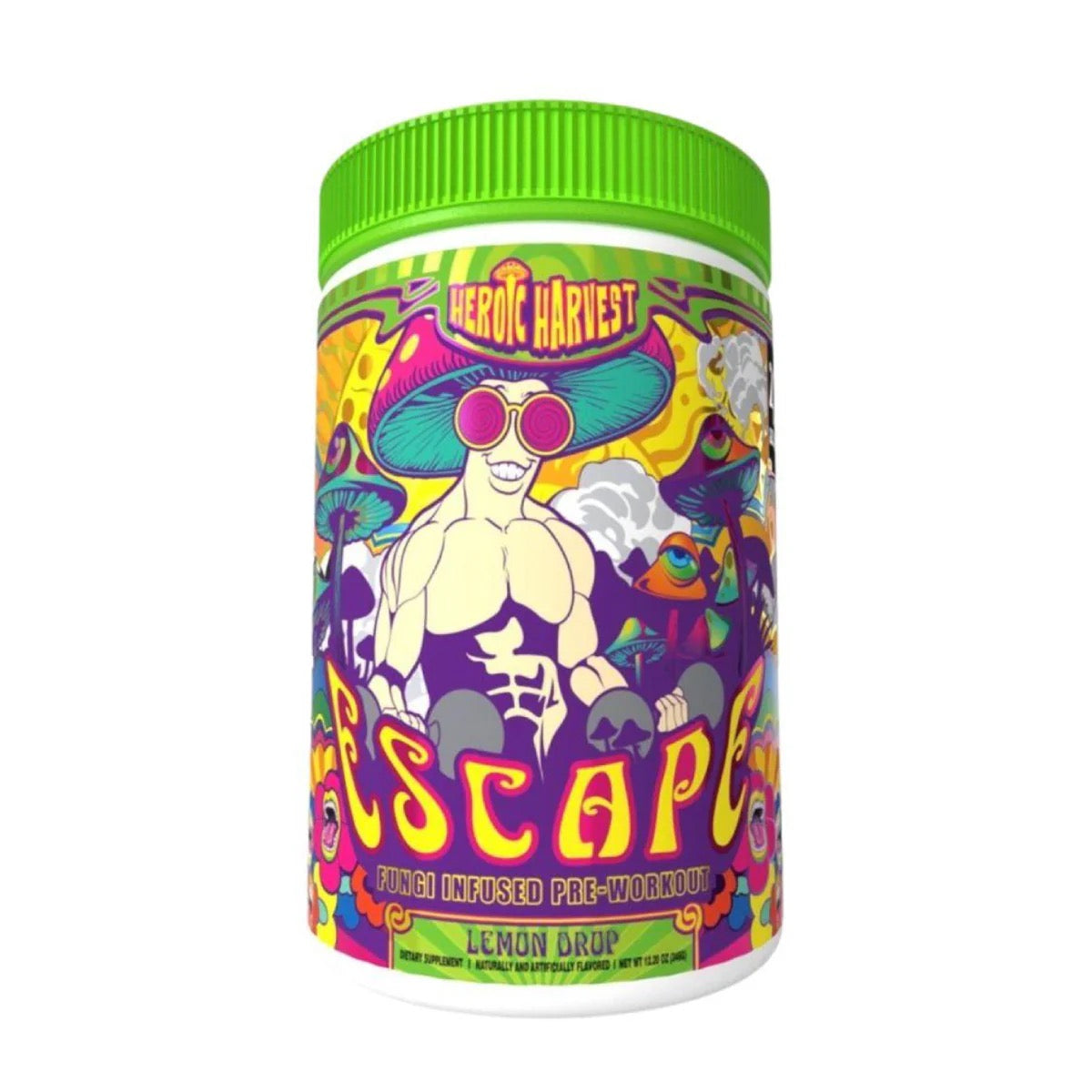 Heroic Harvest Escape Fungi Infused Pre-workout  Nootropic