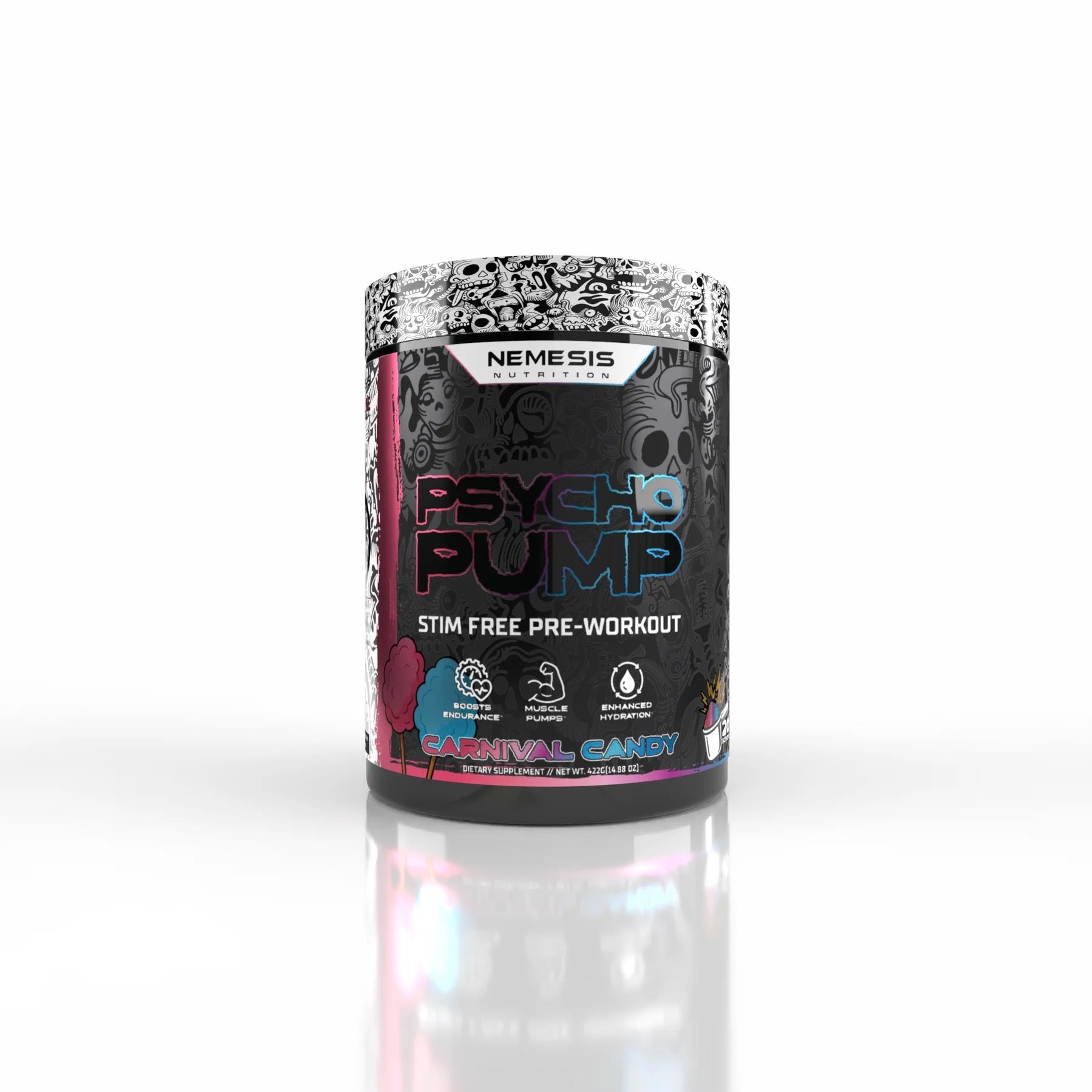PSYCHO PUMP STIM FREE PRE-WORKOUT - CARNIVAL CANDY