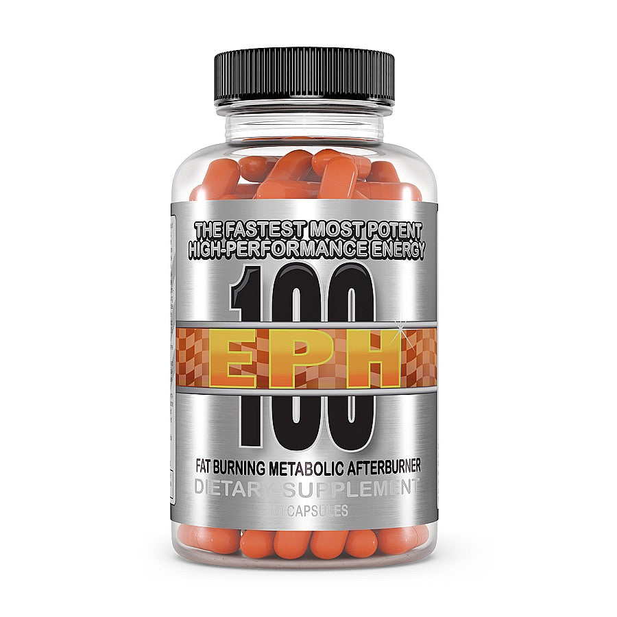 HardRock EPH 100 - 60 Capsules High Stim Fat Burner Pre-Workout