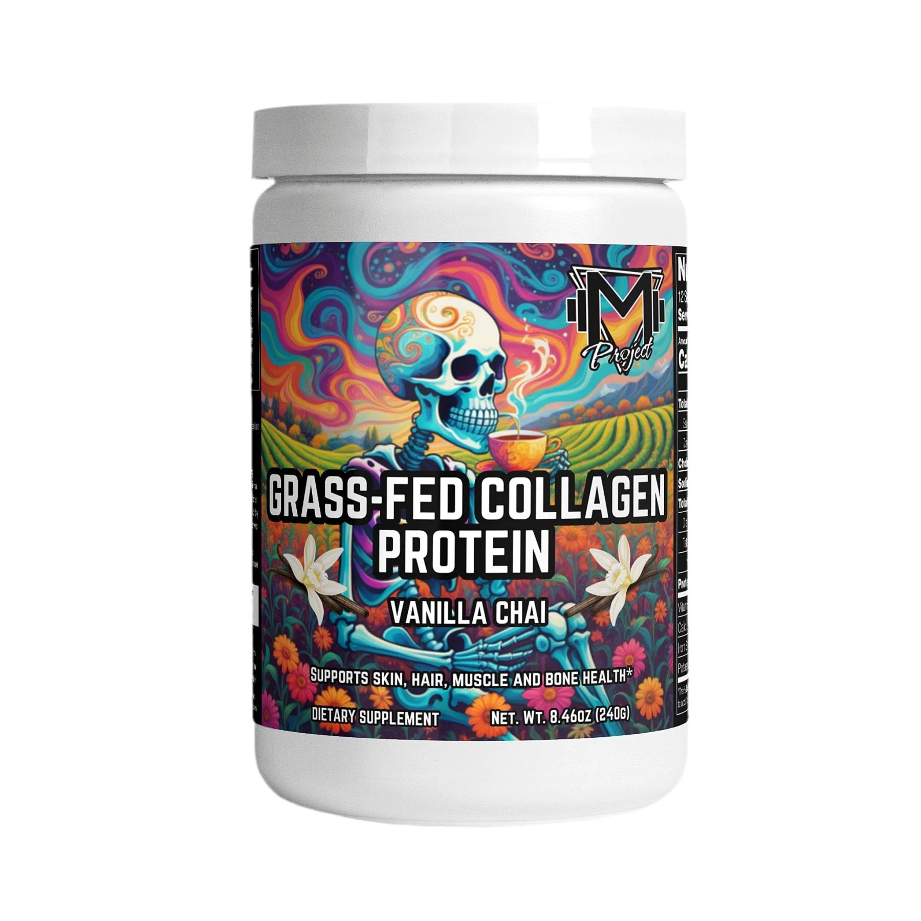 Grass-Fed Vanilla Chai Collagen Protein by Project M