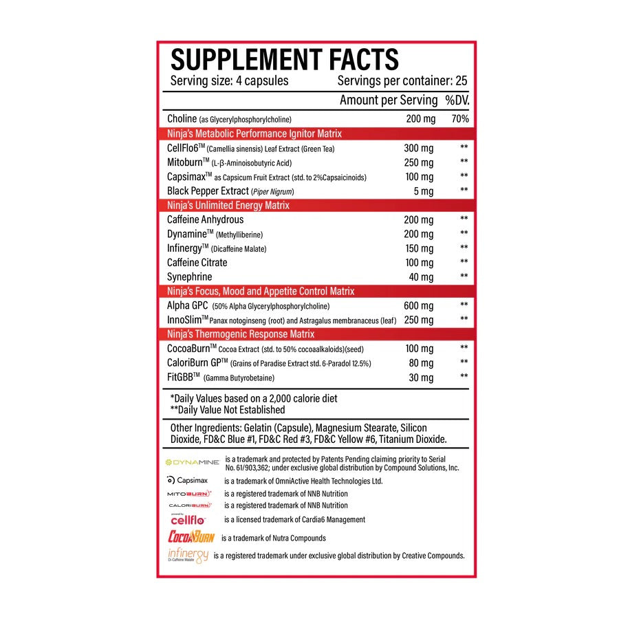 Ninja Burn : Fat Burner