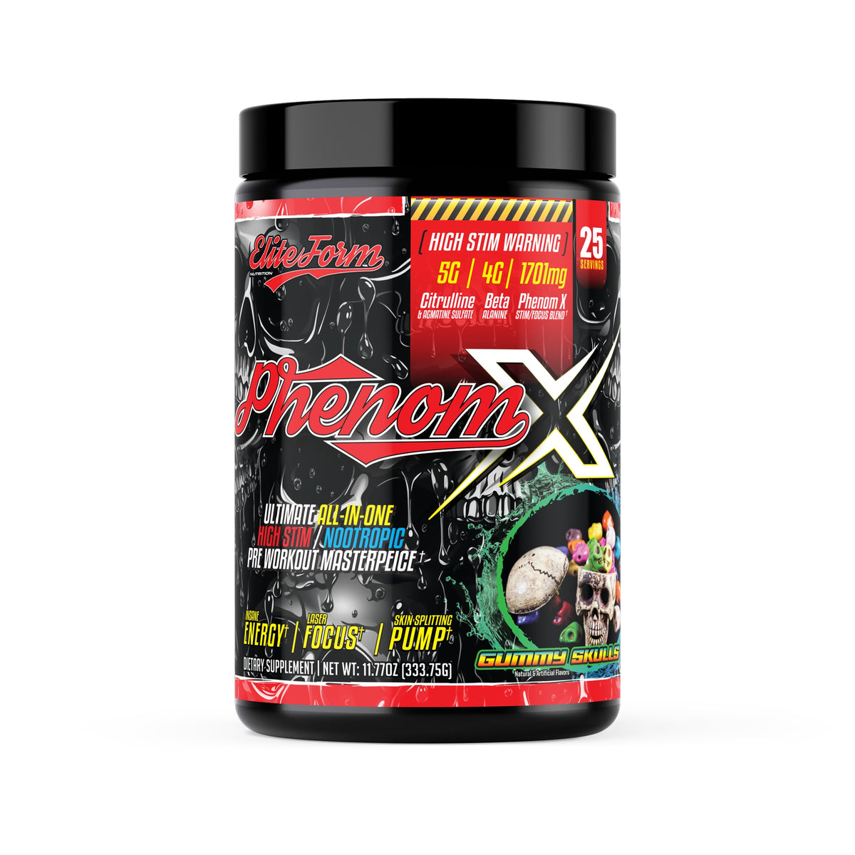 Elite Form Phenom X Pre-Workout High Nootropic
