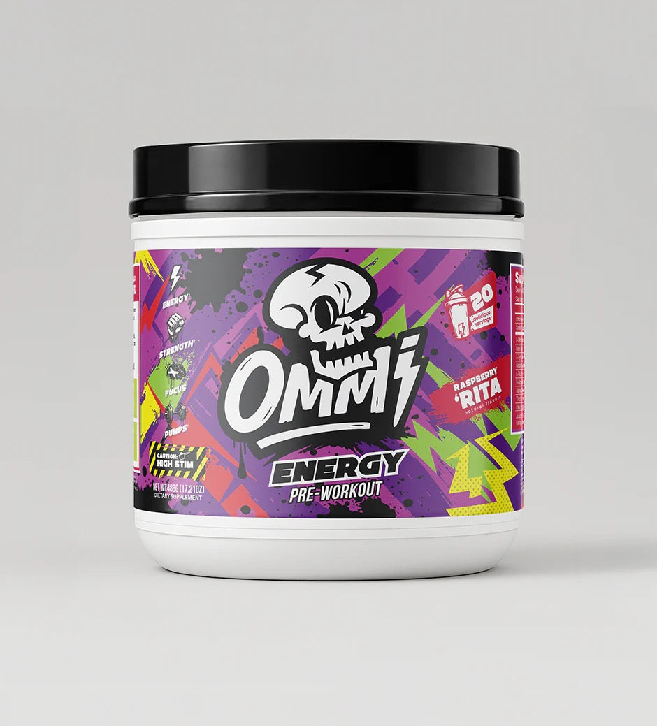 OMMI ENERGY – ALL IN ONE HIGH STIM PRE-WORKOUT