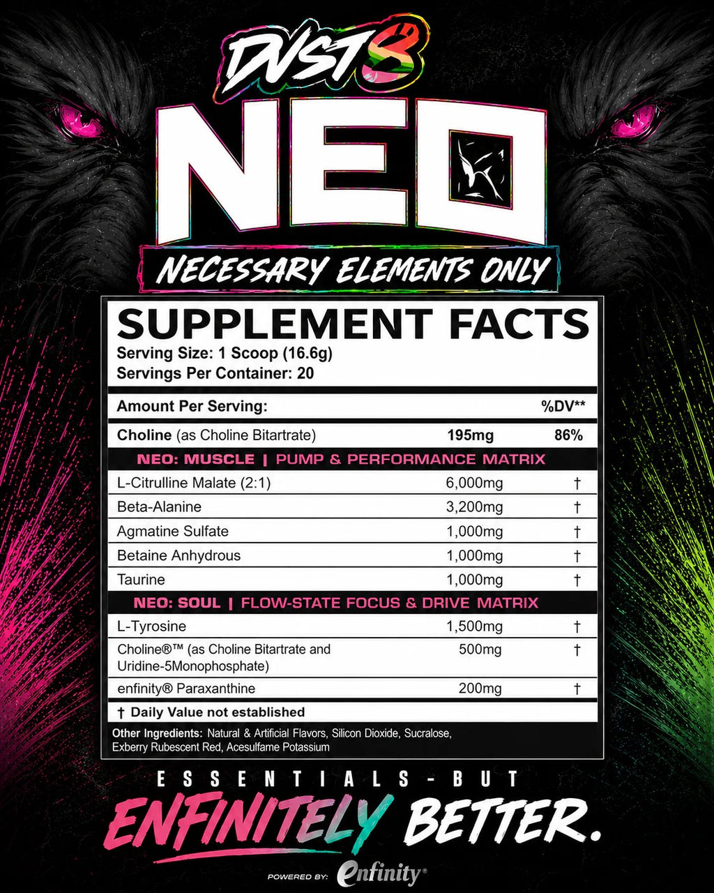 DVST8 NEO ESSENTIAL PRE-WORKOUT by Inspired Nutraceuticals