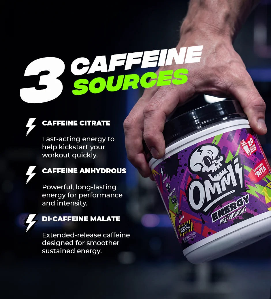 OMMI ENERGY – ALL IN ONE HIGH STIM PRE-WORKOUT