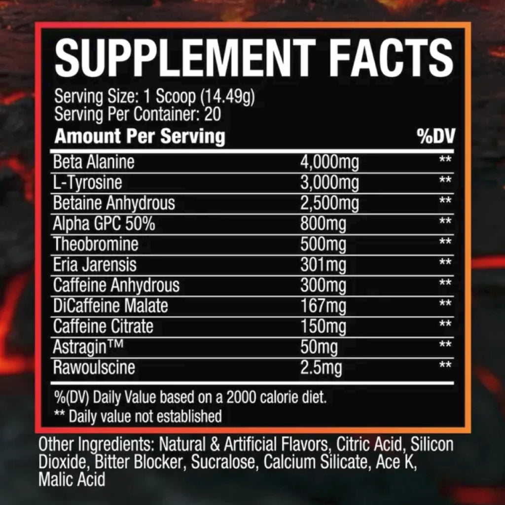 Resilience Strength High Stim  Pre Workout