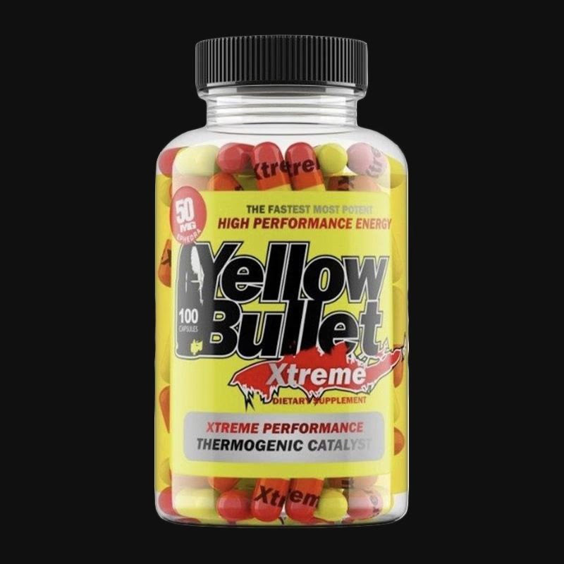 YELLOW BULLET XTREME CAPSULES HARDROCK SUPPS Co