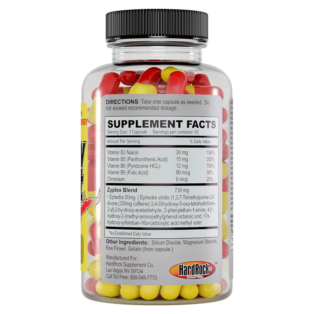 YELLOW BULLET XTREME CAPSULES HARDROCK SUPPS Co